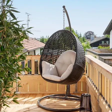 Fenjoy: Ferienapartment In Neubau / Balkon / Bbq Bernau am Chiemsee Exterior photo