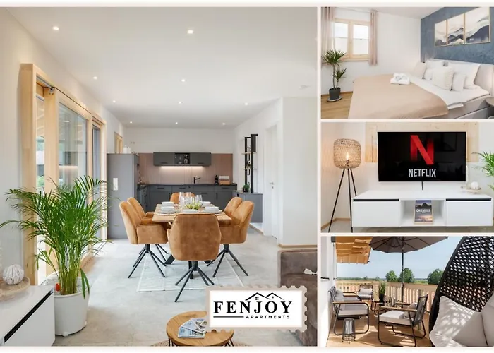 Fenjoy: Ferienapartment In Neubau / Balkon / Bbq